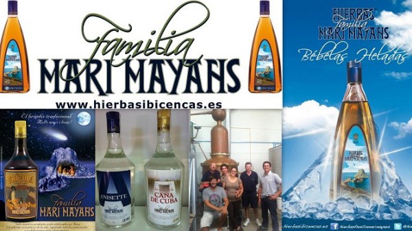 Familia MARI MAYANS Desde 1880 Carre des Mayans, 44  Nave 1 Pol. Montecristo  - Ibiza (Eivissa)  Telf. 971 103 574   Productores de numerosas bebidas, entre las que destacan sus especialidades, las hi