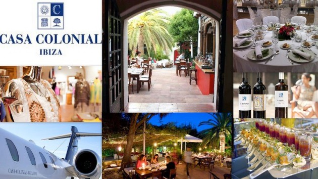 Restaurante CASA COLONIAL Crta. Santa Eulália km. 2 Ibiza (Eivissa)﻿ Telf.  (+34)  971 338 001 - 646 377 695   Casa Colonial Ibiza es sinónimo de la atmósfera relajada de un club, de un estilo caracte