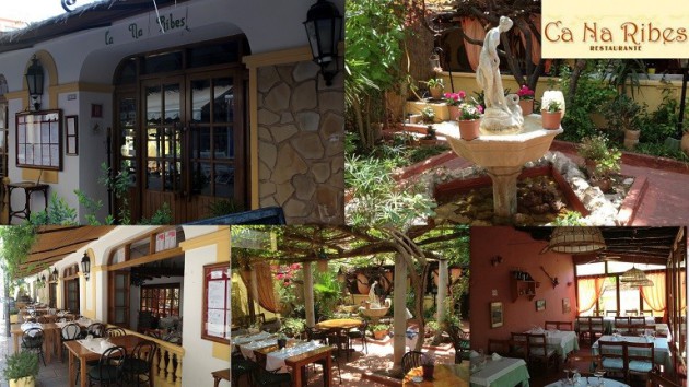 Restaurante CA NA RIBES       Restaurante desde 1926 C/ Calle Sant Vicent, 44 07840  Santa Eulária des Riu    -    Ibiza (Eivissa) Telf.  971 33 00 06       - Cocina Ibicenca y Mediterranea - 