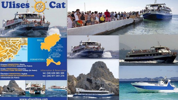 Cruceros ULISES CAT Excursiones en barco entre Ibiza y Formentera   Telf.   (+34)  659 791 715      info@ulisesibiza.com